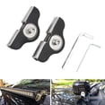 thumbnail image 4 of <p>Pod Light Mount Clamp, Easy Installation LED Light Bar Mounting Brackets Stainless Steel Waterproof  For SUV For Truck</p>, 4 of 7
