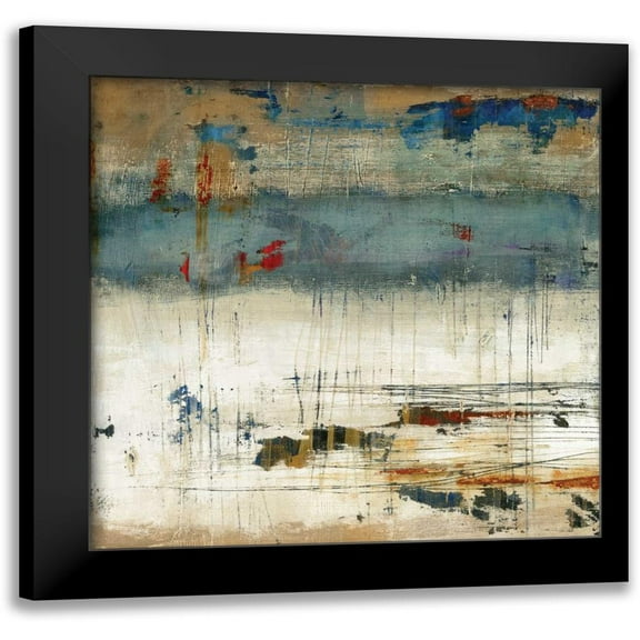 Bradley, Tim 12x12 Black Modern Framed Museum Art Print Titled - Torn II