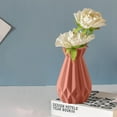 thumbnail image 5 of Frosted Ceramic Vase for Flowers | Modern Home Decor | Hydroponic Planter | Living Room & Table Centerpiece | 6" Tall Decorative Vase, 5 of 6