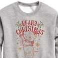 thumbnail image 3 of Disney Winnie The Pooh - Pooh Wishes A Beary Christmas - Toddler & Youth Crewneck Fleece Sweatshirt, 3 of 5