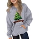 thumbnail image 5 of Sudadera con capucha para niñas y niños, sudadera de manga larga con cuello redondo y estampado de moda, jersey con bolsillo, sudadera de poliéster para niñas, 5 of 8