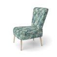 thumbnail image 3 of Designart « Symphonie de Feuilles du Littoral I » Fauteuil d'Appoint Tropical Vert Rembourré - Fauteuil Tropical pour Salon, 3 of 7