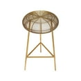 thumbnail image 6 of Meridian Furniture Tuscany Gold Metal Bar Stool, 6 of 7
