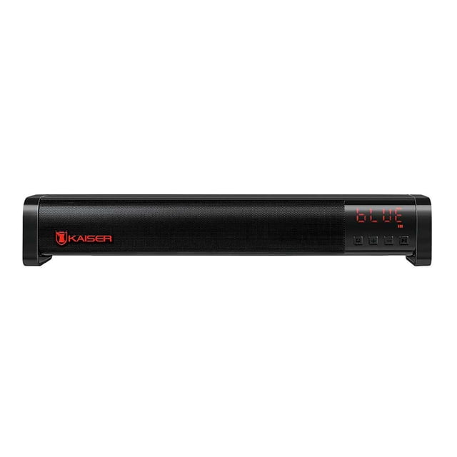 Bocina Bluetooth Tipo Barra Kaiser KSW-4000-2 10 W Negro