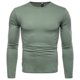 thumbnail image 2 of Hombres Fitness Jogging Pullover Cuello redondo Color sólido Slim Top T-shirt Pompotops oipoqjl8128, 2 of 9