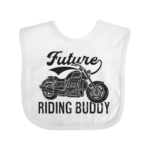 Inktastic Future Riding Buddy Boys or Girls Baby Bib