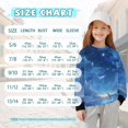 thumbnail image 7 of Xoenoiee Dolphin Moon Cloud Print Girls Casual Long Sleeve T Shirt Crewneck with Side Split Fall Pullover Loose Tunic Sweater Tops, Size 5-6 Years, 7 of 7