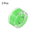 thumbnail image 3 of 3 Packs Round Bubble Level 12x6mm Mini Circular Bullseye Spirit Levels for Camera Tripod Telescope, Green, 3 of 6