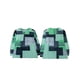 thumbnail image 3 of Camiseta de Larga para Mujer, Cuello Redondo, Estilo Casual, con Media Cremallera, Estampado Geométrico y Bloques de Color. Verde 5XL, 3 of 8