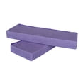thumbnail image 3 of Siruishop Yoga Bolster Professional Multipurpose Ergonomic Support Soft Support Pillow Linen Purple, 3 of 8
