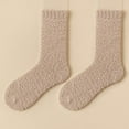 thumbnail image 2 of Daznico Socks for Women - Women's Autumn and Winter Warm Solid Color Mid Length Socks, 2 of 7