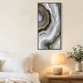 thumbnail image 2 of Black and Gold Abstract Wall Art Modern Minimalist Marble Texture Painting Canvas Print for Living Room Bedroom Office Decor 20x40 Frosted Glass Gold, 2 of 8