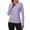 Light Purple, variant on Women's Long Sleeve Quarter Zip Athletic Tops - Lightweight Moisture Wicking Workout Shirts, Slim Fit Running Gym Pullover with Thumbholes Army Green L