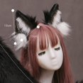thumbnail image 2 of Diadema de orejas de zorro liwang Diadema orejas de lobo peluche, 2 of 4
