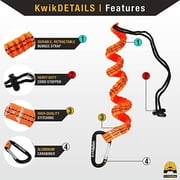 KwikSafety (Charlotte, NC) TYPHOON (1 PACK) ANSI Fall Protection Full Body Safety Harness Personal Protective Equipment Dorsal Ring Side D-Rings Grommet Leg Straps Tool Lanyard Bolt Pouch Construction