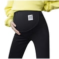 thumbnail image 2 of pstuiky Leggings Maternity Leggings Over The U-Shaped Belly Support High Waisted Pregnancy Plus Size Yoga Pants Full Length for Daily Wear Activewear Pregnancy Clothes, 2 of 9