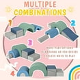 thumbnail image 5 of Rugerasy Toddler Climbing Toys, 5 Pcs Climb And Crawl Playset, Infants Foam Climbing Blocks With PU Cover,For Kindergarten Baby Walking Crawling, 5 of 9