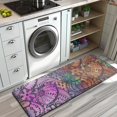 thumbnail image 3 of Multicolor Paisley and Floral Pattern Kitchen Rug Mat,Kitchen Runner Rugs Non Skid Washable,Decorative Kitchen Floor Mats for Kitchen,Sink,Laundry,17"x47.2", 3 of 7