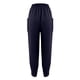 thumbnail image 4 of Gibobby pantalones para mujer Pantalones largos de cintura alta para mujer, pantalones fáciles de Color sólido, nueve minutos de pantalones, pantalones con bolsillos para la playa (Azul marino, M), 4 of 5