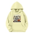 thumbnail image 3 of Grblisyd Hoodies For Teen Girls Cute Oversized Halloween Print Sweatshirts Long Sleeve Pullover Fall Winter Clothes Size 10-12 Years, 3 of 4