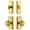 Lifetime Brass, variant on Grandeur 827242 Carre Solid Brass Single Cylinder Keyed Entry Knobset And Deadbolt Combo