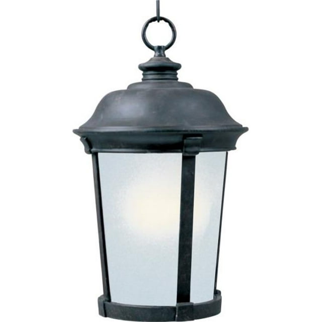 Maxim 55099FSBZ 20 in. Dover LED 1-Light Outdoor Hanging Lantern, Bronze