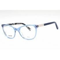 Moschino Love MOL575 0PJP 00 Women's Blue Plastic Frame Eyeglasses