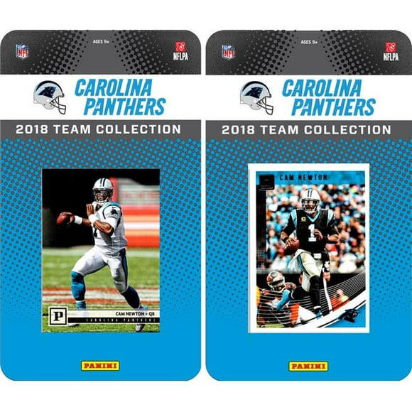 C&I Collectables 2018PANTHERSTSC NFL Carolina Panthers Licensed 2018 Panini & Donruss Team Set