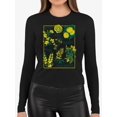 thumbnail image 3 of Stop And Smell The Flowers Long Sleeve Women's -SelectDesign Designs, 3 of 4