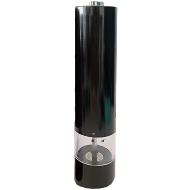 Molinillo de Pimienta Eléctrico de Acero Inoxidable - Negro Mate Adepaton CPB-US-YYM481-3