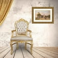 thumbnail image 3 of Bartholomeus Johannes van Hove 24x18 Gold Ornate Framed and Double Matted Museum Art Print Titled - View of a Dutch Town, 3 of 4