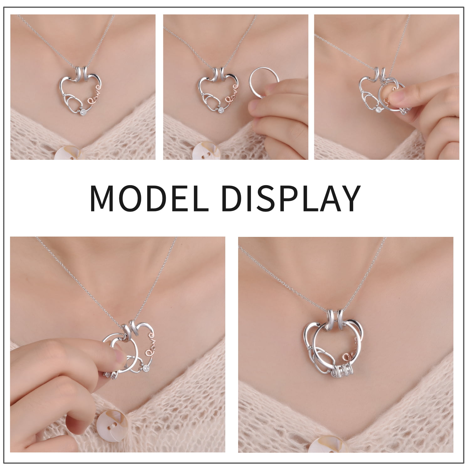Ring Holder Necklace ⋆ Necklaces in Solid Silver