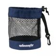 thumbnail image 1 of 2 Bolsas Para Pelotas De Golf, Malla Pequeña, Nailon, Ligera, Con Cordón, Bolsa De Golf, Color Azul Oscuro, Mediano, 1 of 8