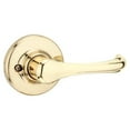 thumbnail image 3 of Kwikset Dorian Polished Brass Steel Passage Lever 3 Right or Left Handed, 3 of 3