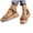 Khaki, variant on hoksml Women's Studded Wedge Flatform Shoes, Open Toe Ankle Strap Espadrille Flats for Summer Casual Wear, Multiple Colors