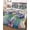 Light Beige Dark Blue, variant on Quilts Queen Size Bedding Set, Hello Spring Reversible Summer Quilt 3 Pieces, Pastoral Purple Bottle Floral Dark Green Wood Lightweight Bedspreads Coverlets with 2 Pillow Shams for All Seasons