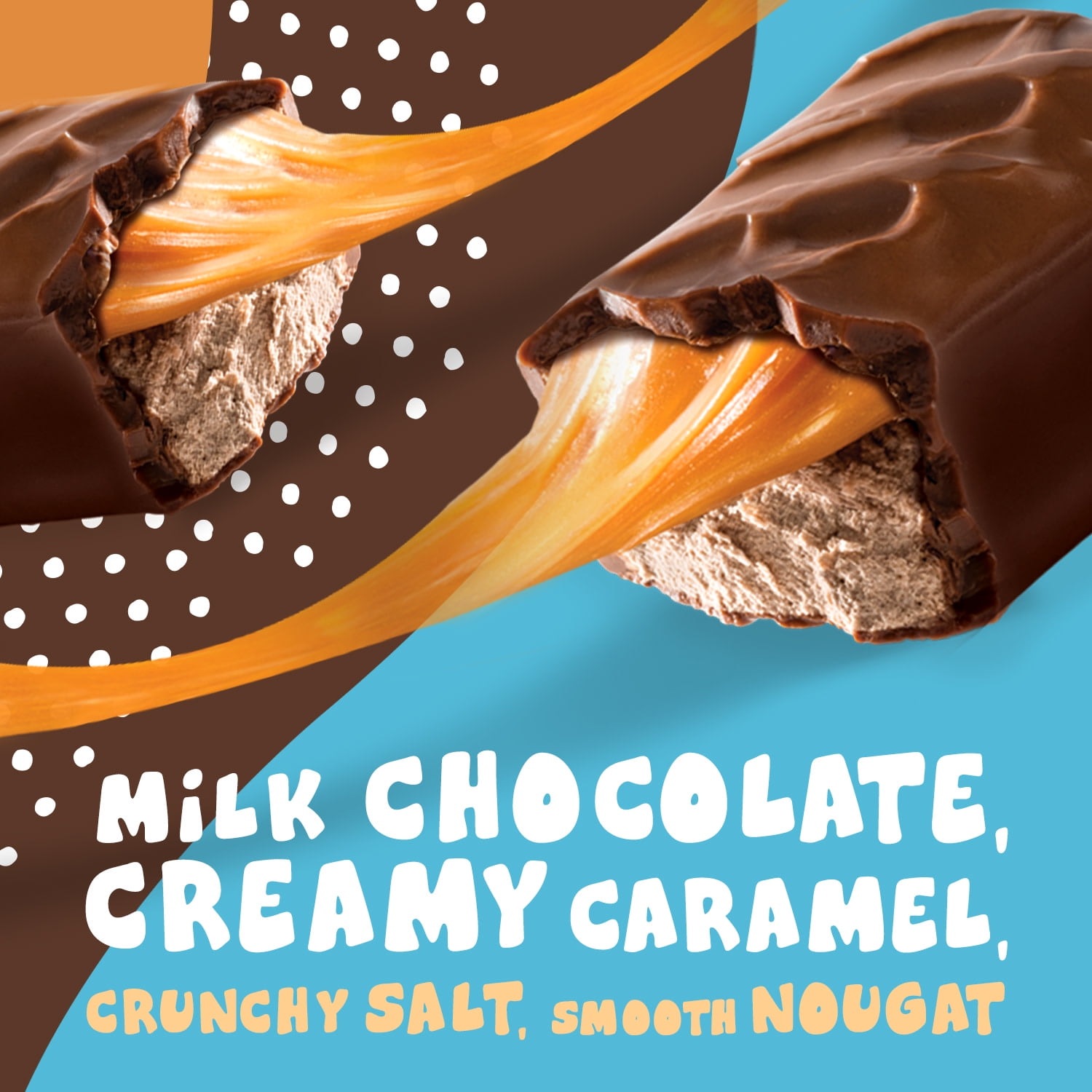 Milky Way Salted Caramel Chocolate Candy Bar, Share Size - 3.16 oz