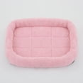 thumbnail image 3 of Pet Dog Bed Soft Plush Square Kennel Cat Large Medium Small Dogs Bed Cushion Pet Accessories Cat Dog Sleep Pad House ShopWise Round, 3 of 13