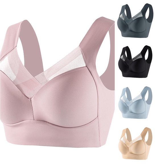 Women's Large Strapless Lace Tank Top Underwear Thin Side Fold Side Gather Adjustable Bra Bra Compression Sports Bras for Womens Workout Sports Bras Wire Bras for Women Maternity Bra