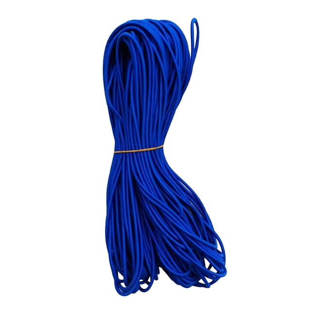 6mm Blue Elastic Shock Cord Cord Elastic Shock Cord Rope Tie Down Rope Rope Rope Elastic Shock Tie Down String for Marine Kayak Boat 30m