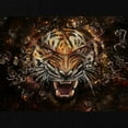 thumbnail image 3 of CafePress - Angry Tiger Breaking Through Glass Zip Hoodie - Zip Hoodie, Classic Hooded Sweatshirt with Metal Zipper, 3 of 4