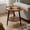 walnut, variant on Keerffo Round End Side Table,2-Tier Mid Century Modern Coffee Sofa Table with Metal Frame Legs Nightstand for Home Bedroom and Living Room