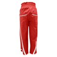thumbnail image 5 of GPOECD Womens Pants Casual Loose Fit Drawstring Trousers with Contrast Side and Pockets Street Style Drawstring Pants Women Red,L, 5 of 5