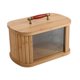 thumbnail image 3 of Caja de pan de madera, contenedor para almacenar pan, contenedor multiusos retro para almacenar alimentos. madera 29cm, 3 of 9