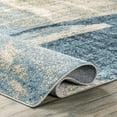 thumbnail image 6 of nuLOOM Sherri Abstract Machine Washable Area Rug, 8' x 10', Blue, 6 of 10