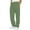 Army Green, variant on Oalirro Sweatpants for Men Men's Drawstring Elastic Waist Solid Color Pocket Trousers Loose Movement