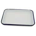 thumbnail image 6 of RENACLIPY Vintage White Enamel Rectangular Baking Tray Oven Bakeware for Home Kitchen Use, 6 of 8