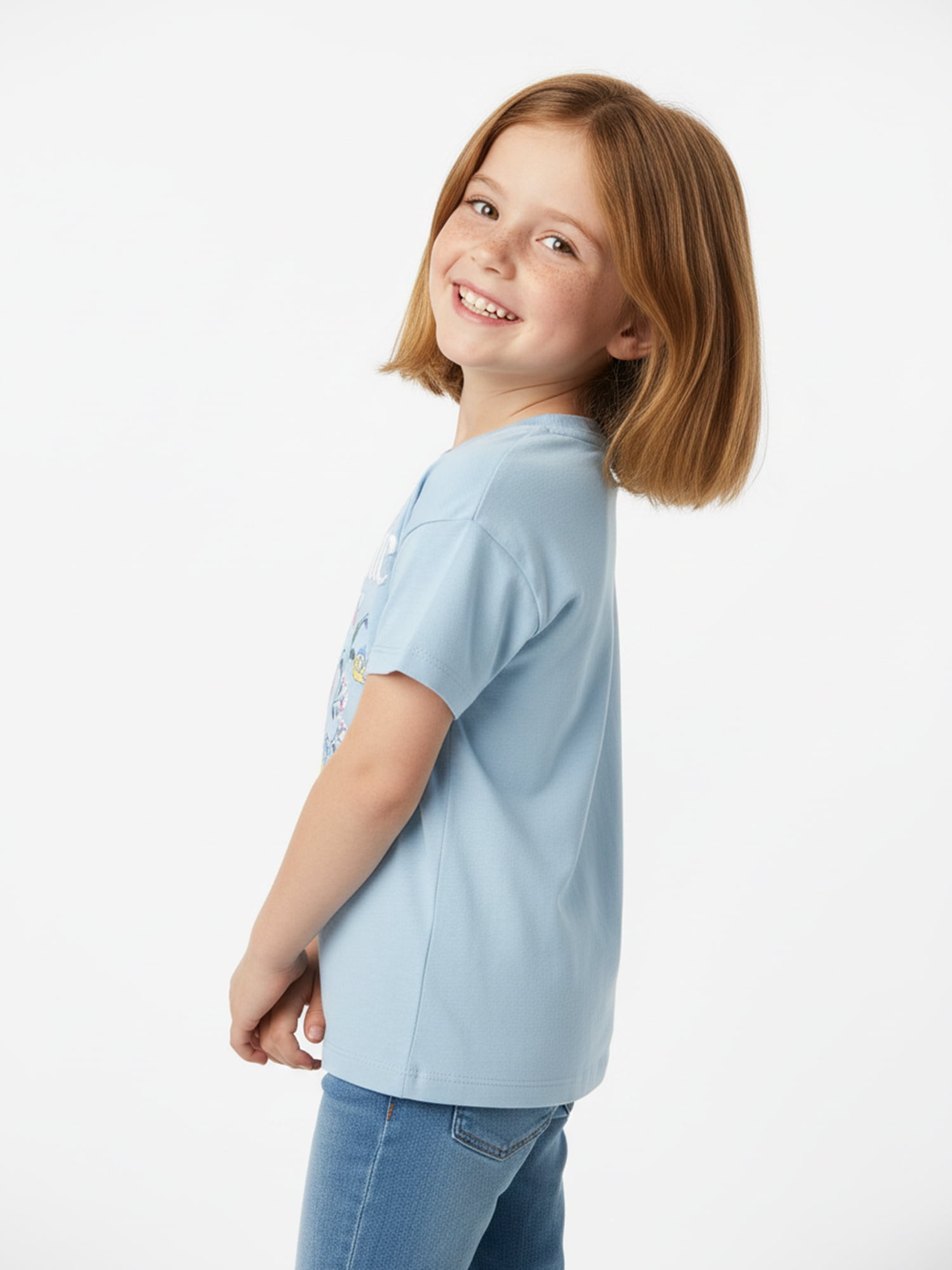 Disney Snow White Girls Short Sleeve Graphic T-Shirt, Sizes 4-16