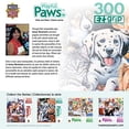 thumbnail image 2 of MasterPieces Playful Paws Hide and Seek EZ grip Jigsaw Puzzle, arte de Jenny Newland, 300 piezas MasterPieces 31366, 2 of 2