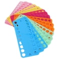 thumbnail image 3 of Embroidery Floss Organizer, Colorful Threads Organizer Winder Thread Winding Plate, For DIY Sewing Sewing Craft, 3 of 8